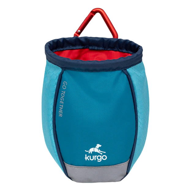 Kurgo Go Stuff It Treat Bag - Blue/Red