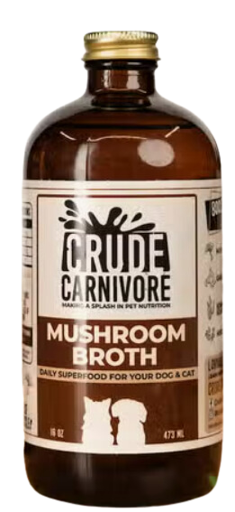 Crude Carnivore Bone Broth - Mushroom 16oz