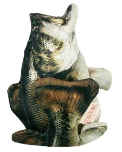 Territory Flopper Animated Dog Toy - Bass 9"