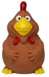 Territory Latex Squeaker Dog Toy - Chicken 6"