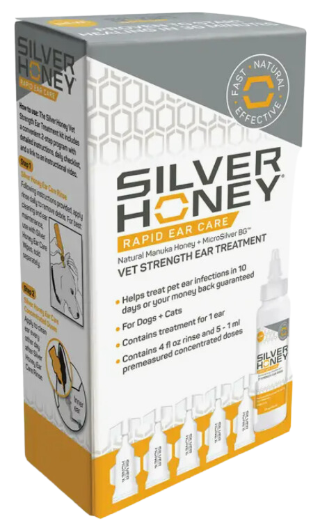 Absorbine Silver Honey™ Dog & Cat Rapid Ear Care Ear Treatment