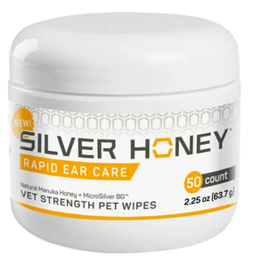 Absorbine Silver Honey™ Dog & Cat Rapid Ear Care Pet Wipes 50ct.