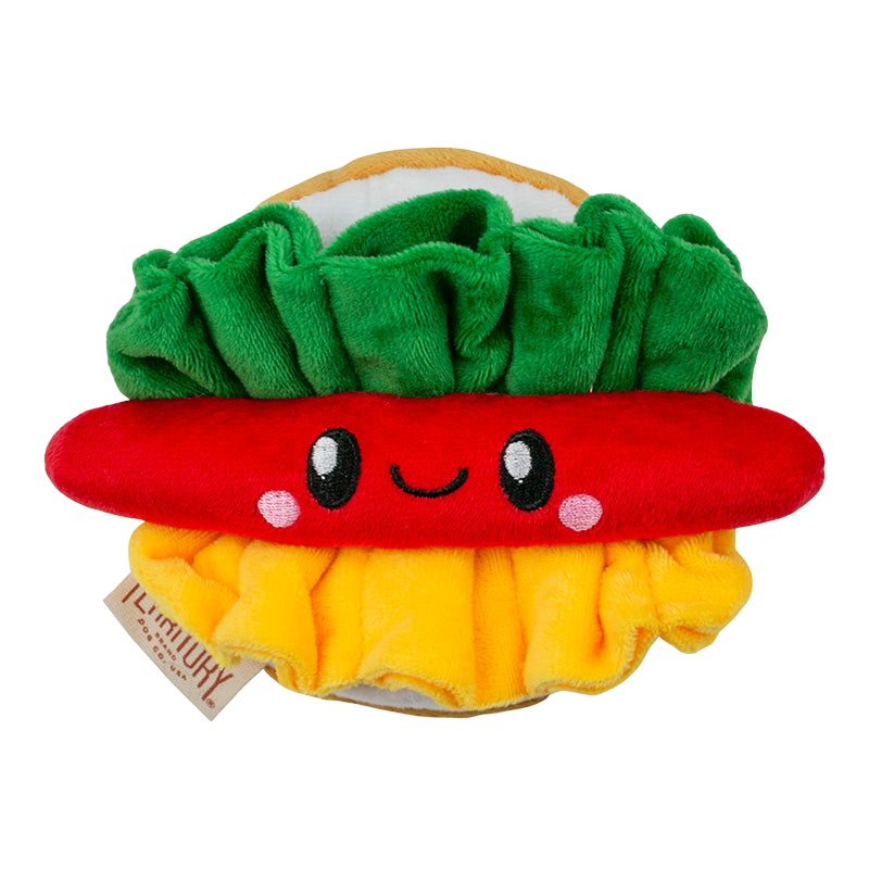 Territory Plush Squeaker Dog Toy with Treat Pockets - Hot Dog 8