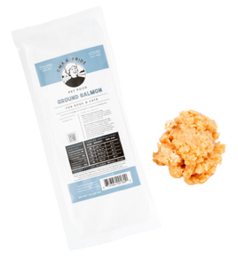 Oma's Pride Frozen Raw Ground Salmon 1lb Block