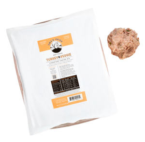 Oma's Pride Frozen Raw Signature Mix Turkey & Veggie 5lb Block