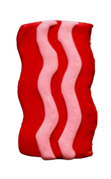 Lucky Biscuit Pet Bakery Breakfast Menu- Bacon Dog Cookie