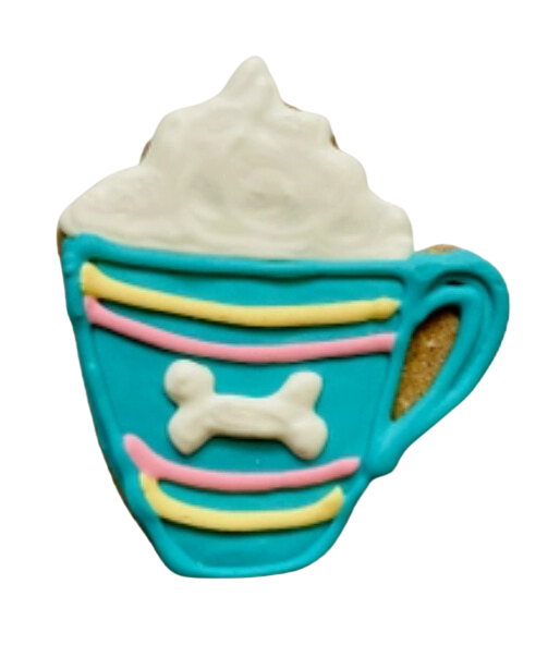 Lucky Biscuit Pet Bakery Breakfast Menu- Latte Dog Cookie