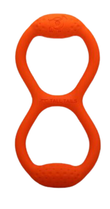 Tall Tails Natural Rubber Dog Toy - GOAT Tug Orange- 11"