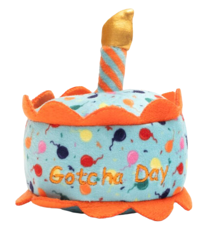 The Worthy Dog Gotcha Day Cake Cat Toy