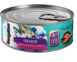 Inception Wet Cat Food Fish Recipe 5.5oz Can