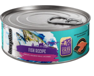 Inception Wet Cat Food Fish Recipe 5.5oz Can