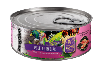 Inception Wet Cat Food Poultry Recipe 5.5oz Can