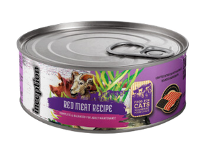 Inception Wet Cat Food Red Meat Recipe 5.5oz Can