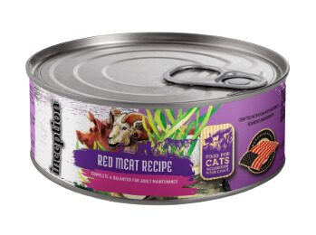 Inception Wet Cat Food Red Meat Recipe 5.5oz Can