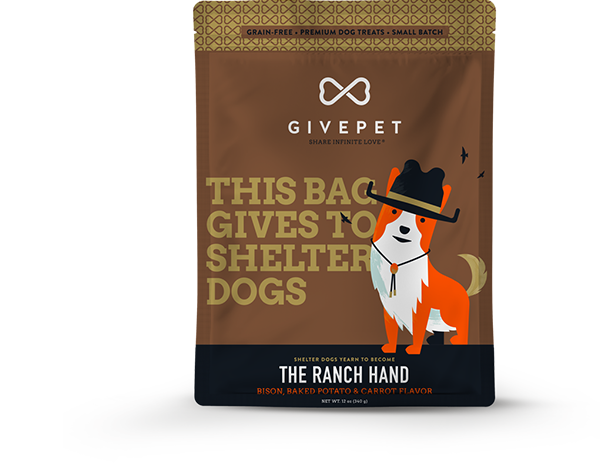 GivePet Biscuit Dog Treats - Grain-Free The Ranch Hand 12oz Bag