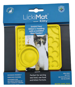 LickiMat Kitty (Mini Catster) - Yellow