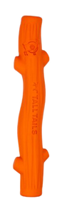 Tall Tails Natural Rubber Dog Toy - GOAT Fetch Stick Orange 10"