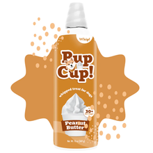 Load image into Gallery viewer, PupCup Frozen Whipped Treat for Dogs - Peanut Butter Flavor 13oz
