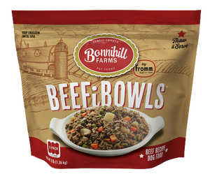 Fromm Bonnihill Farms Frozen Gently Cooked Dog Food - BeefiBowls 3lb Bag