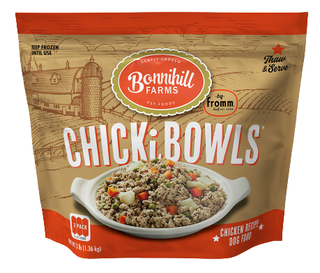 Fromm Bonnihill Farms Frozen Gently Cooked Dog Food - ChickiBowls 3lb Bag