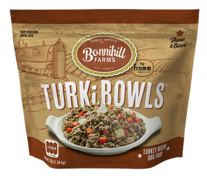 Fromm Bonnihill Farms Frozen Gently Cooked Dog Food - TurkiBowls 3lb Bag