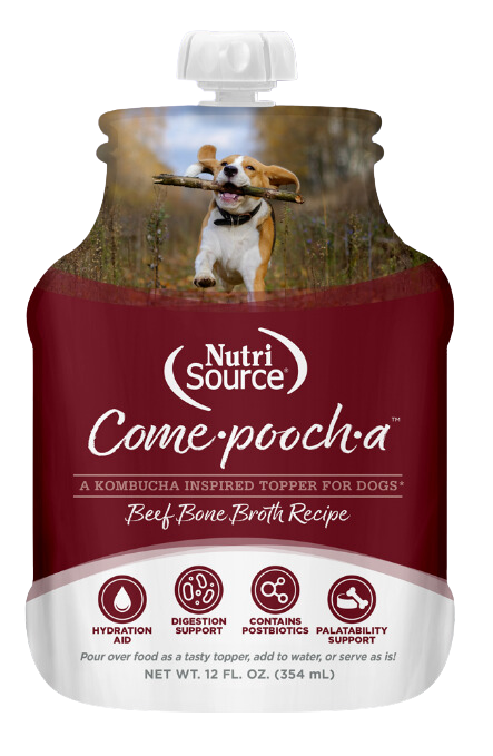 NutriSource Come-Pooch-A Beef Broth 12oz