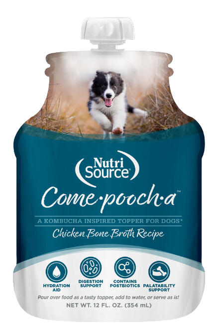 NutriSource Come-Pooch-A Chicken Broth 12oz