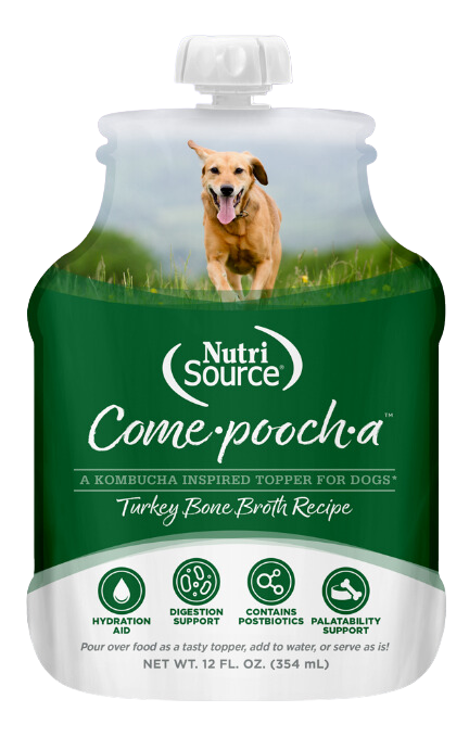 NutriSource Come-Pooch-A Turkey Broth 12oz