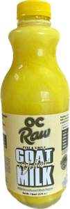 OC Raw Frozen Pure & Simple Yellow Goat Milk w/ Turmeric & Black Pepper 32oz