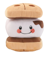 Load image into Gallery viewer, Hugsmart Camping Pups - S&#39;more Plush Dog Toy