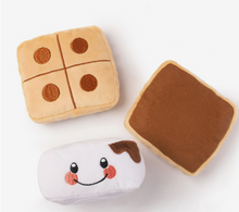 Load image into Gallery viewer, Hugsmart Camping Pups - S&#39;more Plush Dog Toy