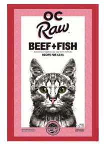 OC Raw Frozen Cat Food Patties Beef 2lb Bag