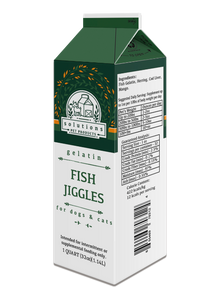 Solutions Dog & Cat Frozen Fish Jiggles Fish Gelatin - 1 quart (32oz)