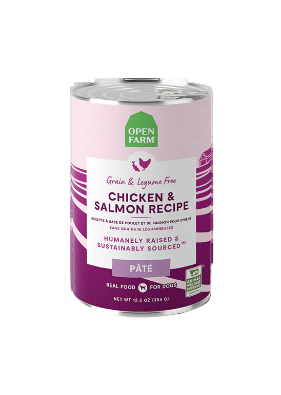 Open Farm Wet Dog Food - Chicken & Salmon Recipe 12.5oz Can Single