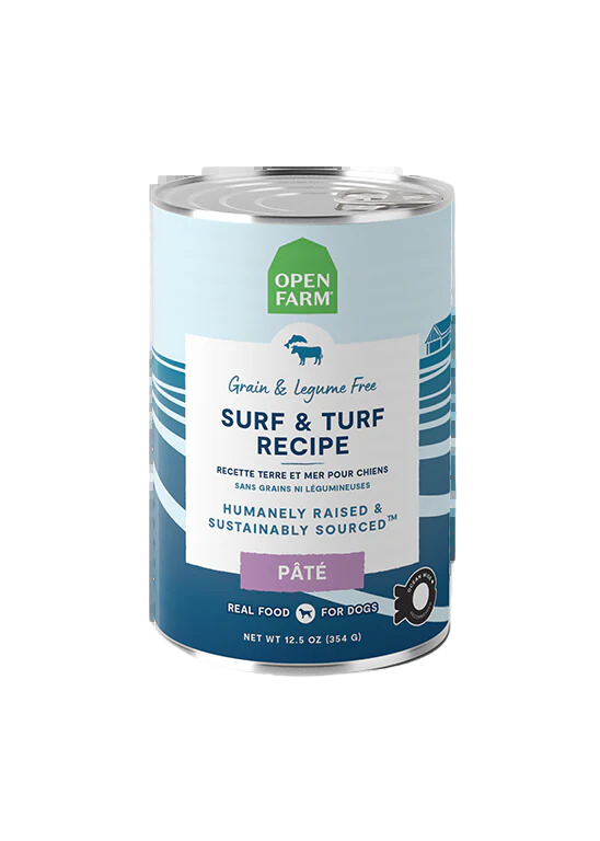 Open Farm Wet Dog Food - Surf & Turf Recipe 12.5oz Can Single
