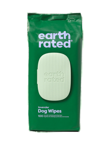 Earth Rated Grooming Wipes Lavender 100ct