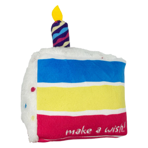 Lulubelles® Power Plush Dog Toy - Birthday Make A Wish Cake - LRG