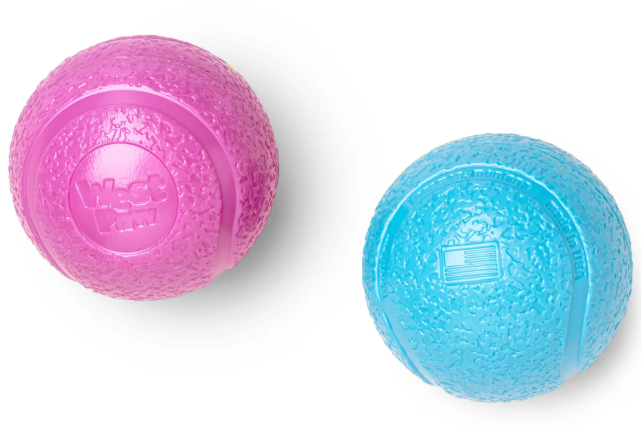 West Paw Boundr 2pk - Aqua & Hot Pink