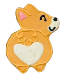*Seasonal - SPRING* Lucky Biscuit Pet Bakery Valentine Corgi Butt Cookie