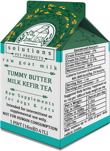 Solutions Dog & Cat Frozen Tummy Butter Tea Cultured Raw Goat Milk - 1 pint (16oz)
