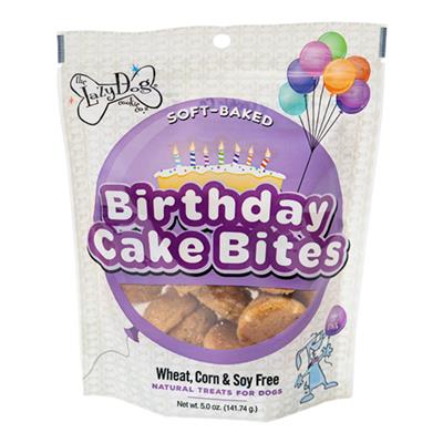 The Lazy Dog Cookie Company Birthday Cake Bites Dog Treats 5oz Bag