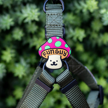 Load image into Gallery viewer, Jiby Dog Crew Silicone Dog Badge Charm - Fun Guy