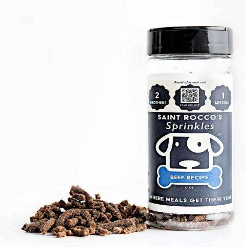 Saint Rocco's Treats Beef Sprinkles 6oz
