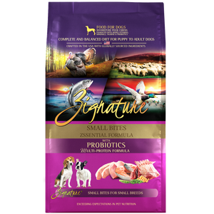Zignature Dry Dog Food Grain-Free Small Bites Zssential Formula