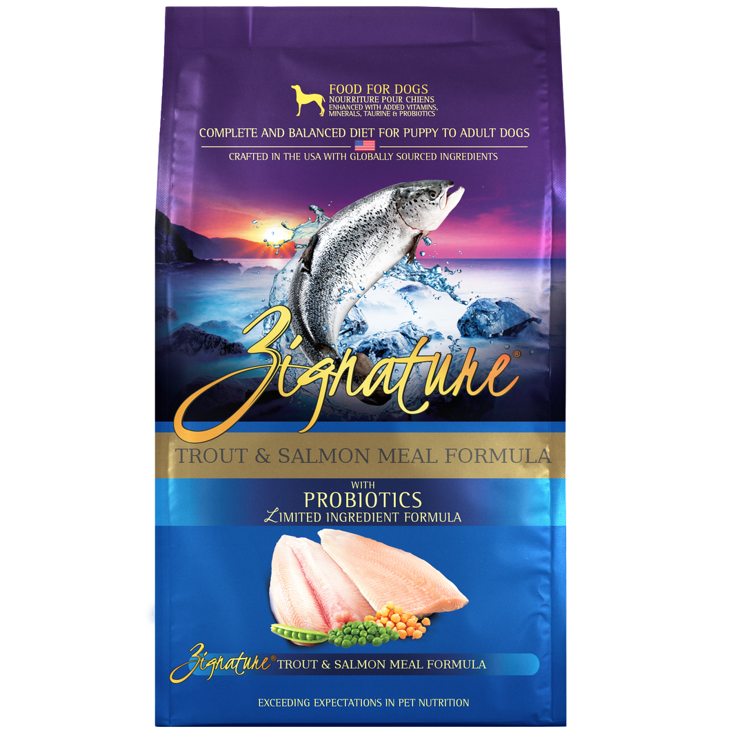 Zignature Dry Dog Food Grain-Free Trout & Salmon Formula