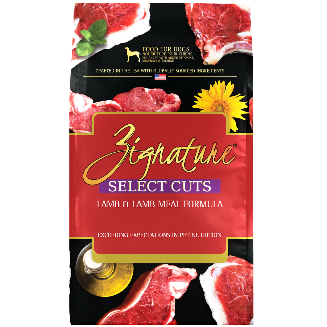 Zignature Dry Dog Food Select Cuts Lamb Formula