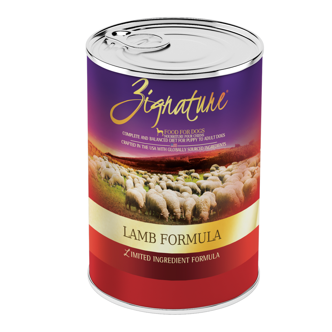 Zignature Wet Dog Food Grain-Free Lamb Formula 13oz Can Single
