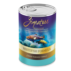 Zignature Wet Dog Food Grain-Free Whitefish Formula 13oz Can Single