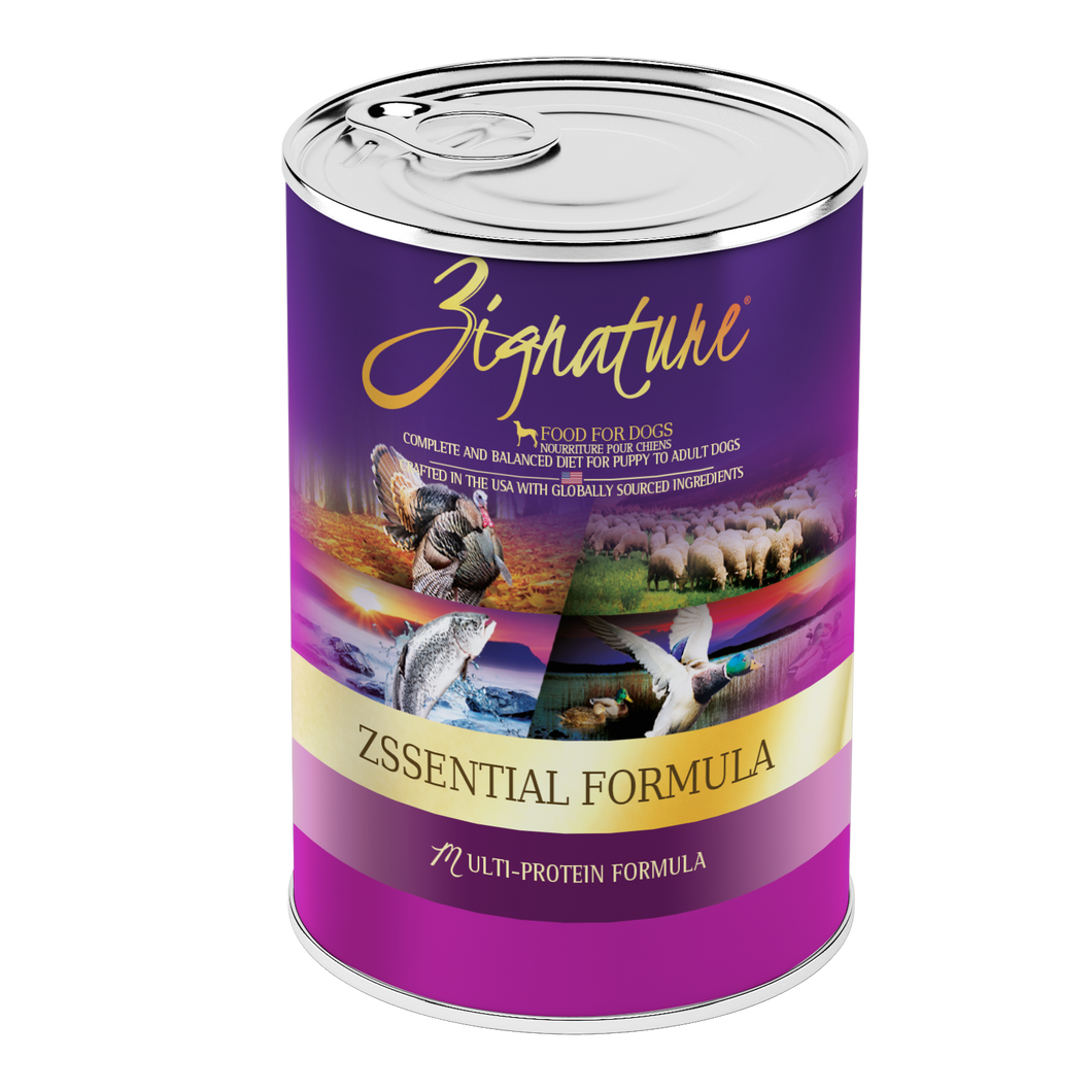 Zignature Wet Dog Food Grain-Free Zssential Formula 13oz Can Single