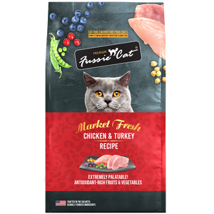 Fussie Cat Dry Cat Food - Market Fresh Chicken & Turkey